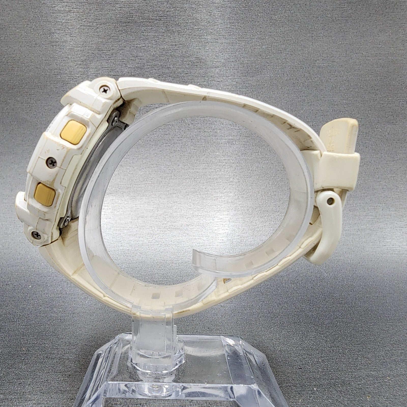 Casio BabyG Watch Women 43mm White Dial White Case Round BLX100 New Battery B!6