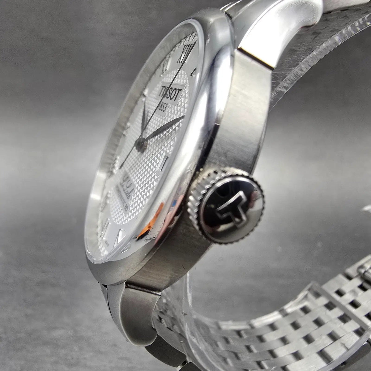 Tissot Le Locle Powermatic 80 Automatic Watch Men 39mm White Dial Steel Date2