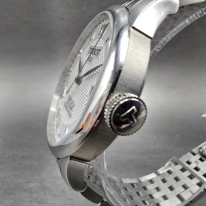 Tissot Le Locle Powermatic 80 Automatic Watch Men 39mm White Dial Steel Date2
