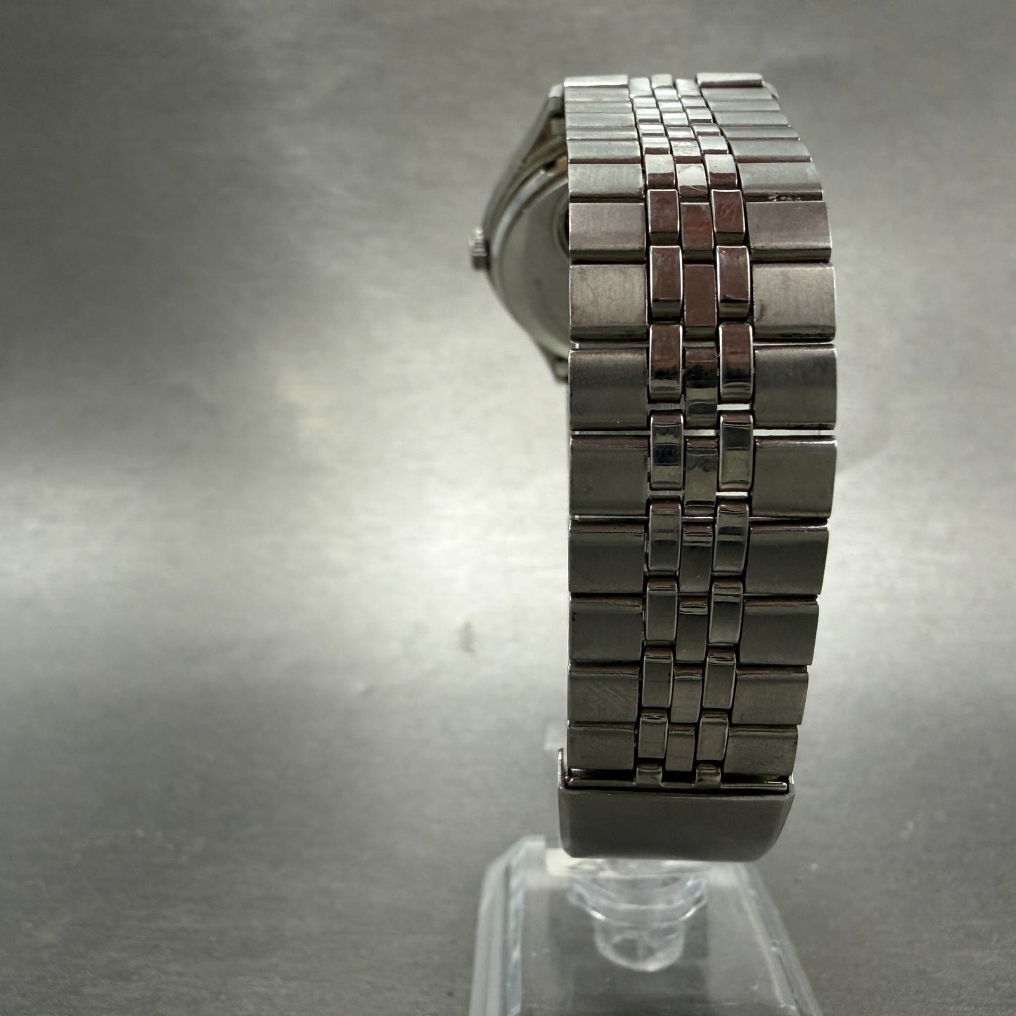 Seiko SQ Watch Men 36mm Brown Dial Silver Tone Daydate READ!! 0903-7039 New Batt7