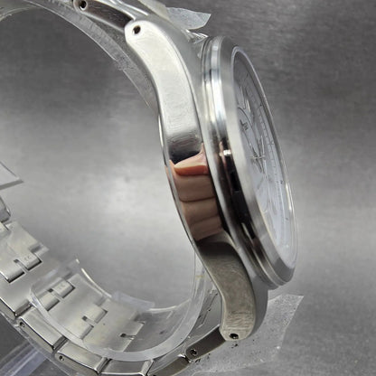 Seiko Atomic Solar Watch Men 39mm White Dial Silver Date Round 7B42-0AK0 PARTS5