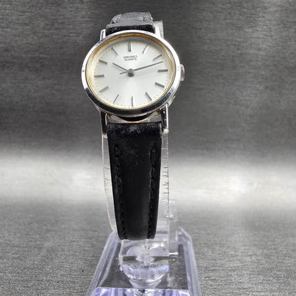 Seiko Watch Women 21mm Silver Dial Silver Tone Round 2C21-0130 New Battery VTG5