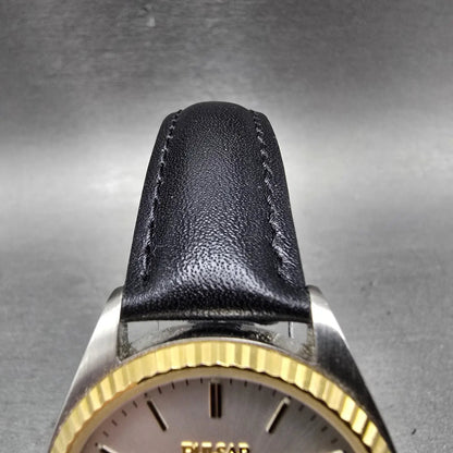 Seiko Pulsar President Watch Men 35mm Silver Dial Two Tone Daydate New Battery4