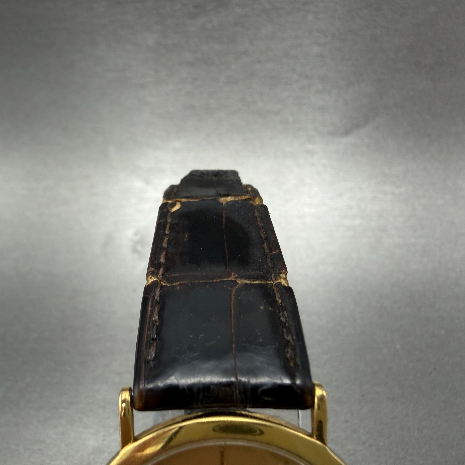 Omega De Ville Watch Men 32mm Gold Dial Gold Plated Cal1378 195.0075.2 PARTS5