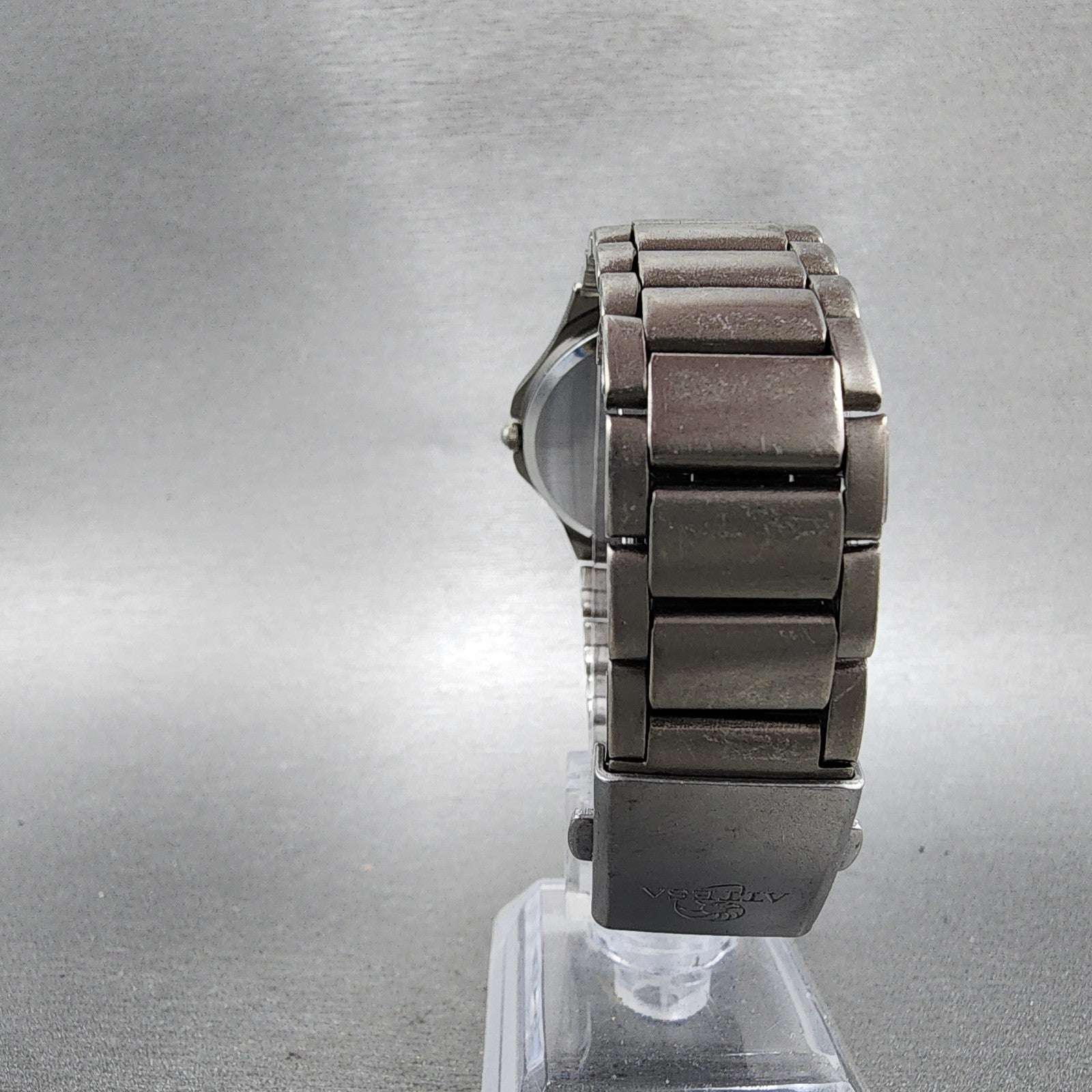 Citizen Attesa Watch Men 33mm Black Dial Titanium Tone Date 5510F51308 New Batt7