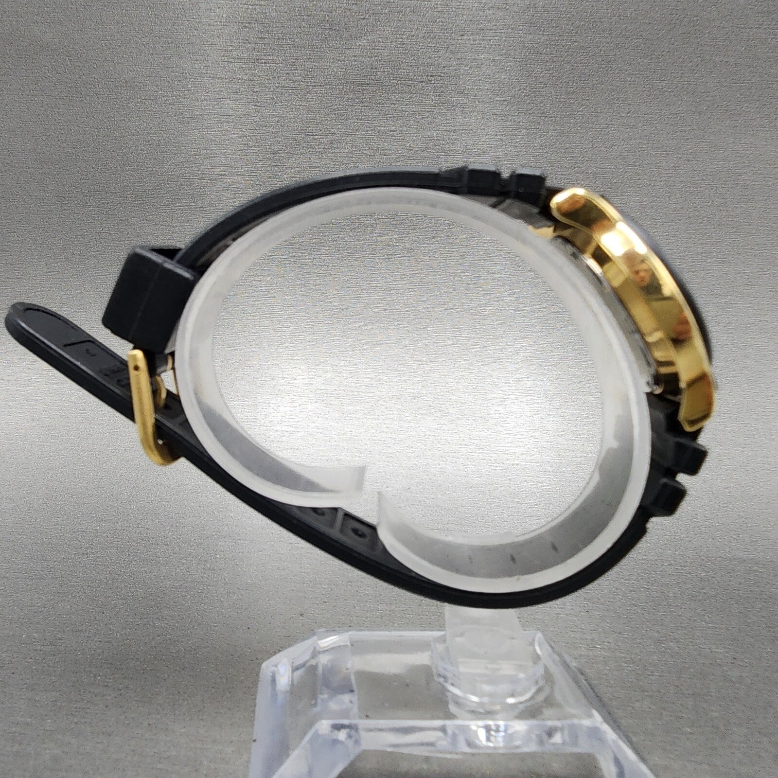 Seiko USA Olympics Watch Women 29mm White Dial Gold Tone Date 7N826A39 PARTS9