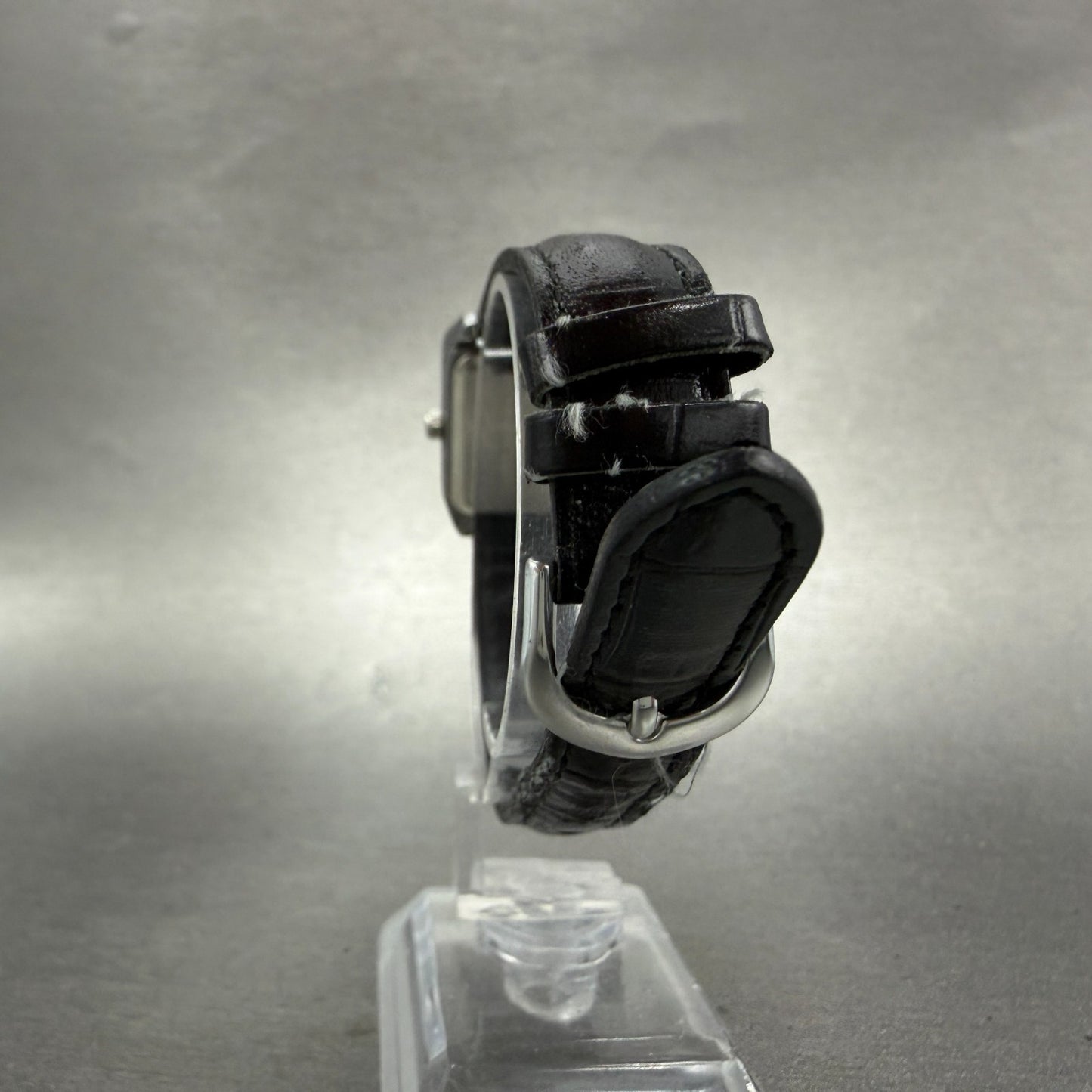 Casio Tank Watch Women 22mm Black Dial Silver Tone Rectangle LTP-V007 NewBatt T37