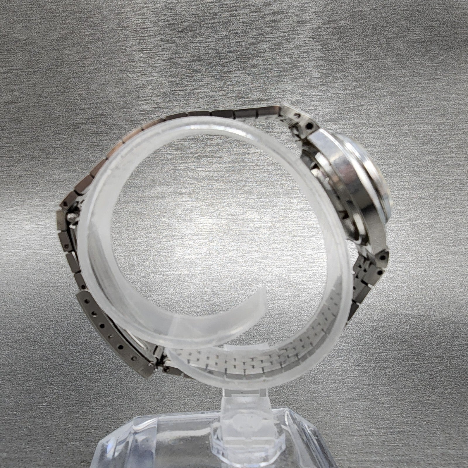 Seiko Automatic Watch Women 25mm Silver Dial Silver Tone Daydate Runs READ!!!!!!8