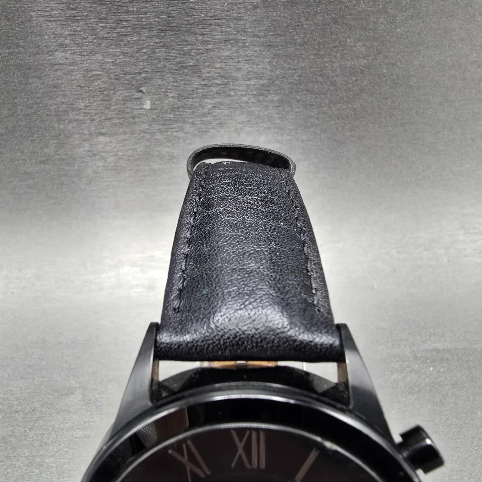 Fossil Chronograph Watch Men 43mm Black Dial Black Tone Round BQ1734 New Battery4