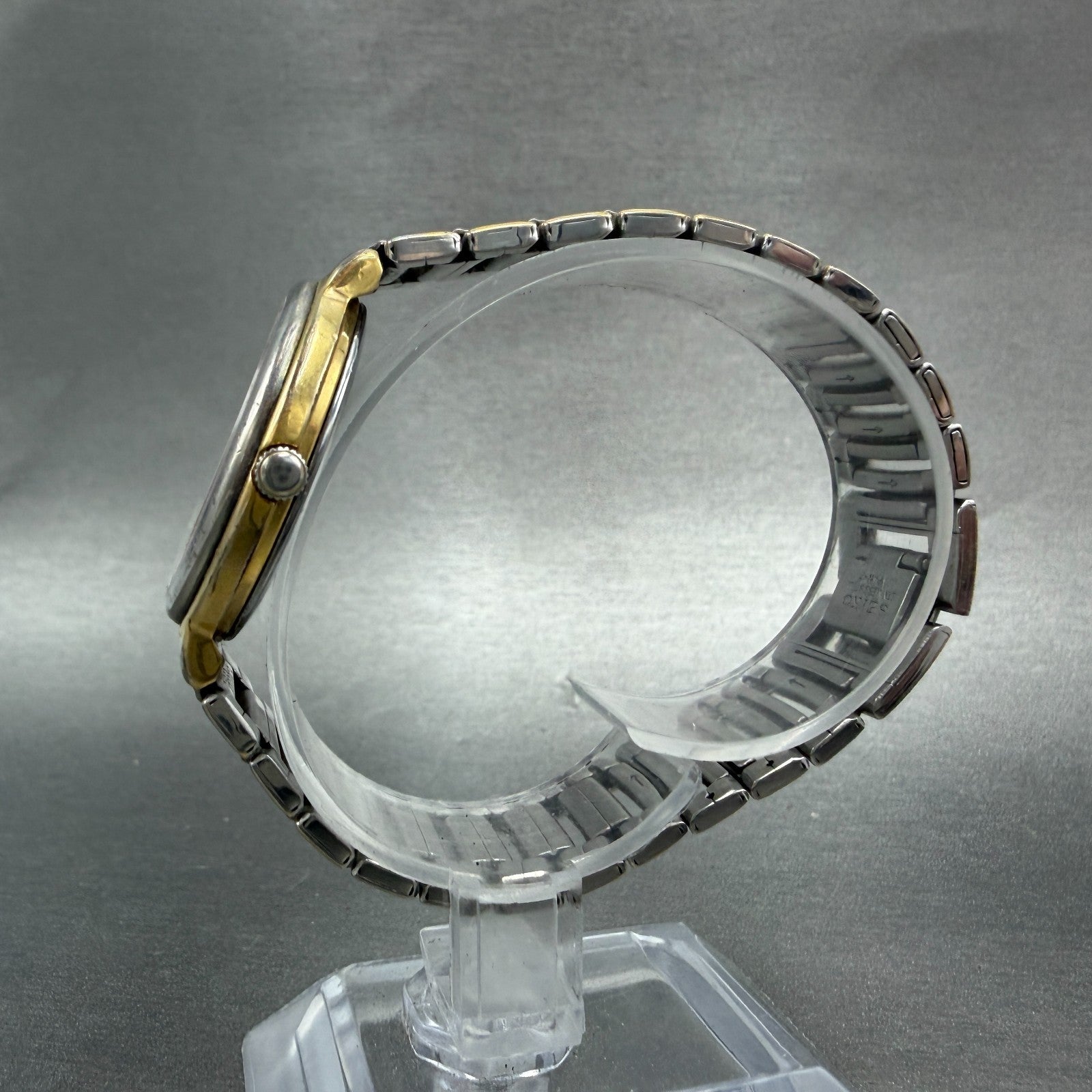 Seiko Avenue Watch Men 31mm Champagne Dial Two Tone Round 7N01-6F50 New Battery6