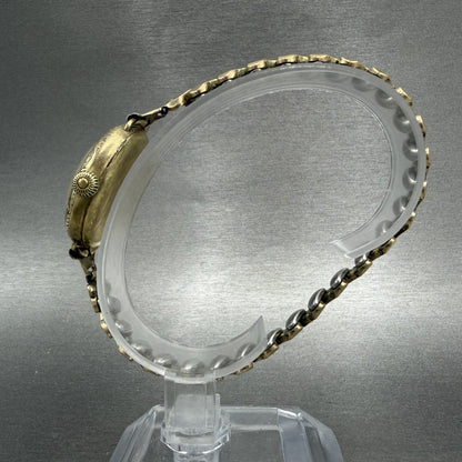 Hamilton Watch Women Cream Dial Gold Filled Manual Wind Grade 986 PARTS7
