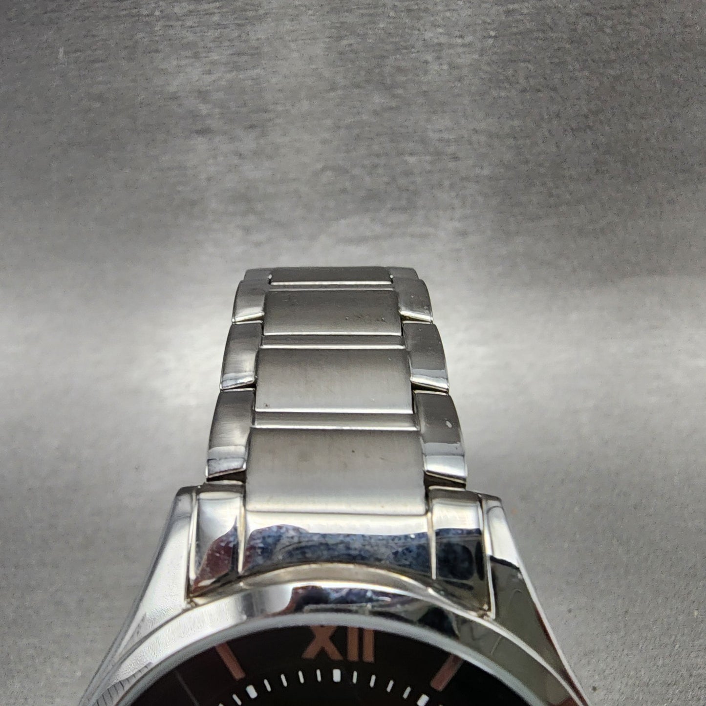 Bulova Watch Men 40mm Black Dial Steel Date Diamonds Round 96D142 New Battery4