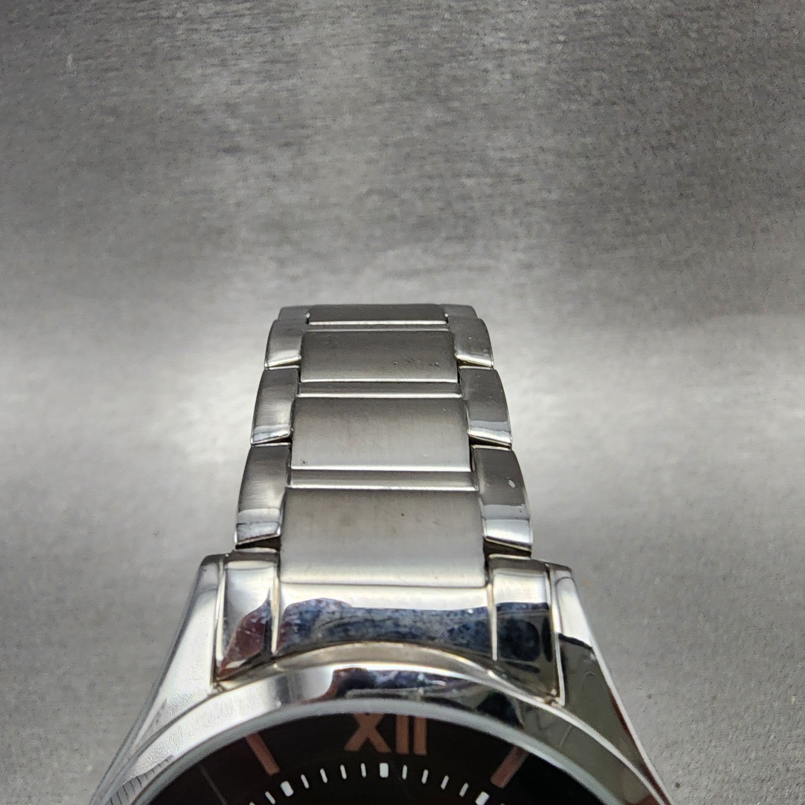 Bulova Watch Men 40mm Black Dial Steel Date Diamonds Round 96D142 New Battery4