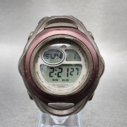 Casio BabyG Watch Women 38mm Silver Dial Brown Digital Alarm Chrono New Battery0