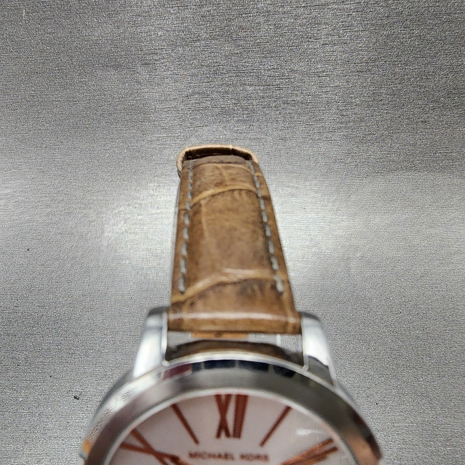 Michael Kors Martman Watch Women 38mm Silver Dial Steel Round MK2479 New Battery4