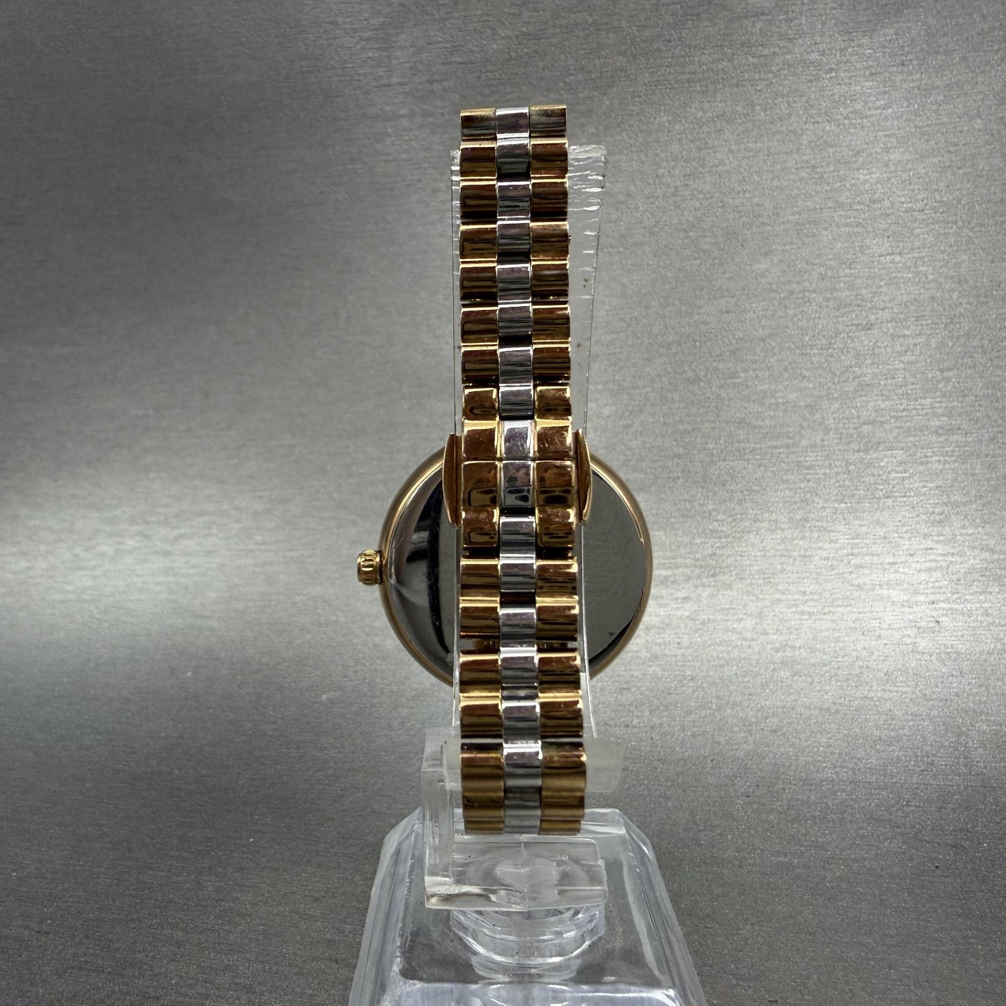 Kate Spade Holland Watch Women 34mm Rose Dial Two Tone Round New Battery6