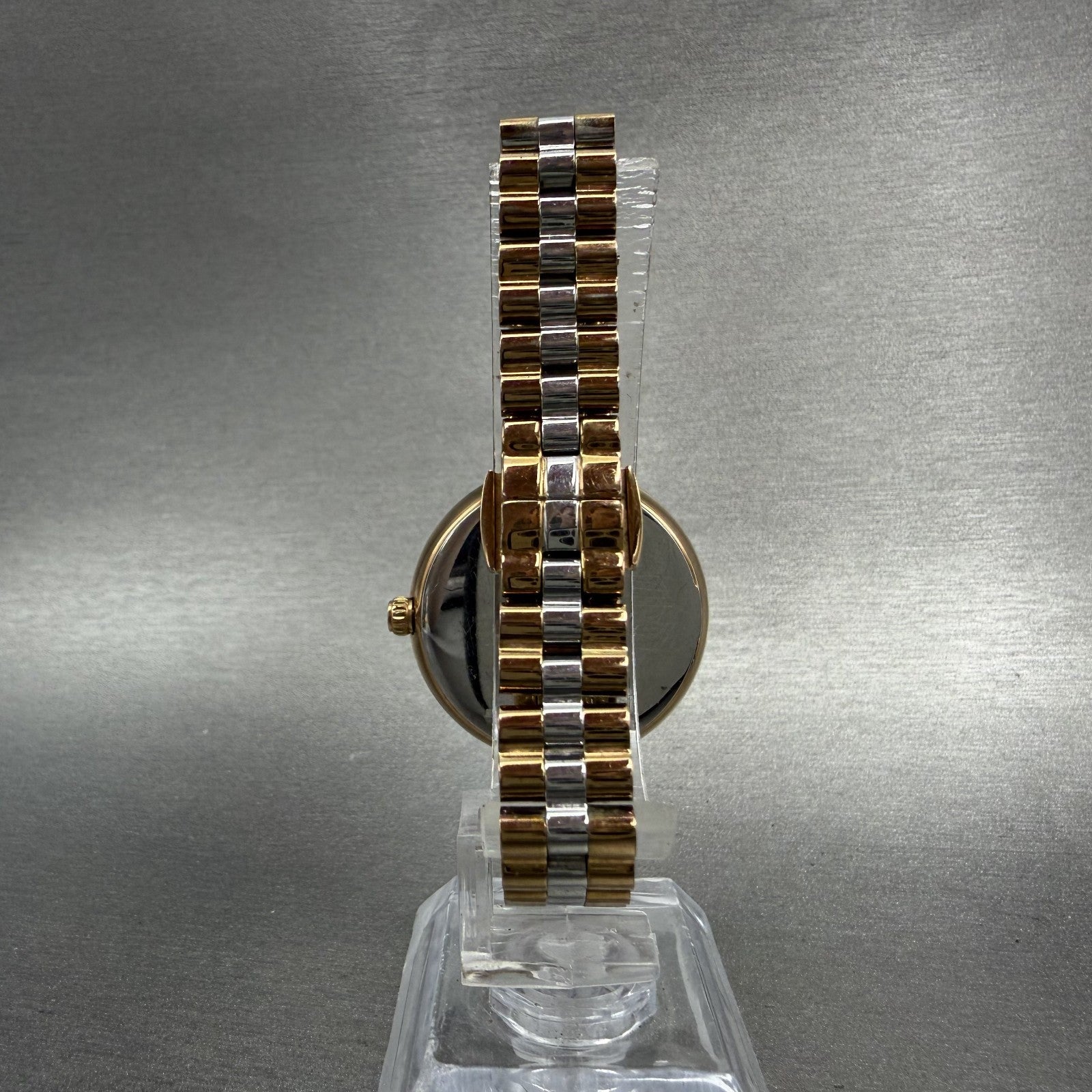 Kate Spade Holland Watch Women 34mm Rose Dial Two Tone Round New Battery6