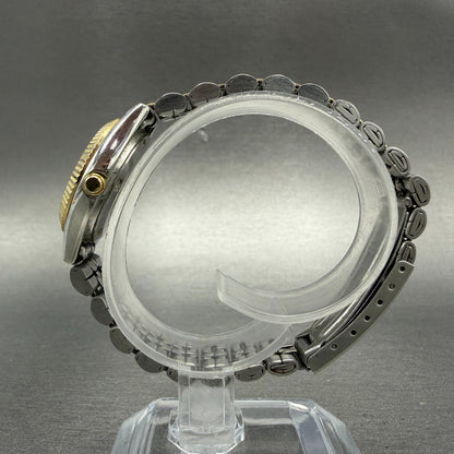 Citizen CQ Watch Women 25mm Champagne Dial Two Tone Daydate 6000-R00413 NewBattC6
