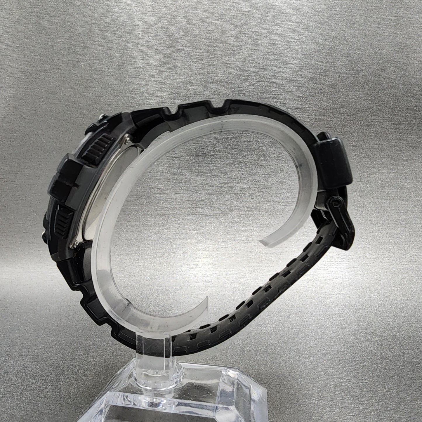 Casio WS220 Watch Men 50mm Digital Black Tone Alarm Chrono Solar PARTS7
