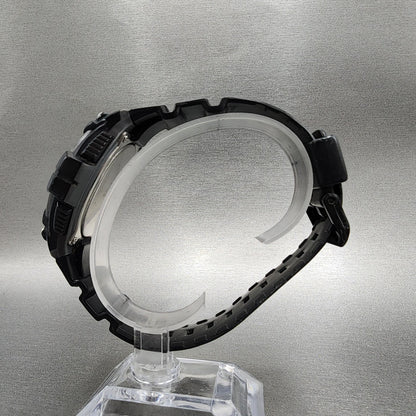 Casio WS220 Watch Men 50mm Digital Black Tone Alarm Chrono Solar PARTS7