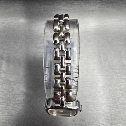 Seiko Watch Women 18mm Silver Dial Silver Tone Rectangle 1400-5190 New Battery4