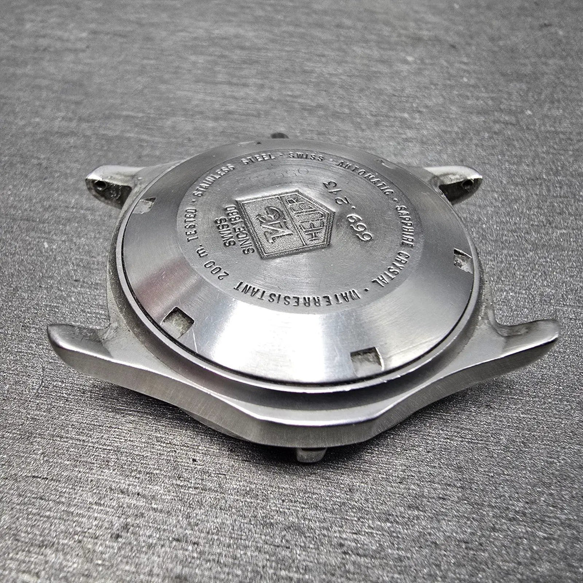 Tag Heuer Professional 200 Watch Case 34mm Stainless Steel 669.213 Vintage7