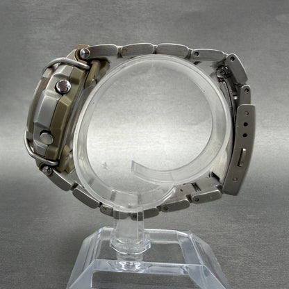 Casio G-Shock MTG-510 Watch Men 45mm White Dial Silver Ana Digi Round New Batt6