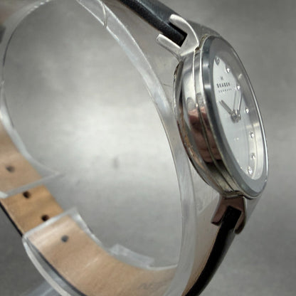 Skagen Watch Women 22mm Silver Dial Silver Tone Round 358XSSLBC New Battery3