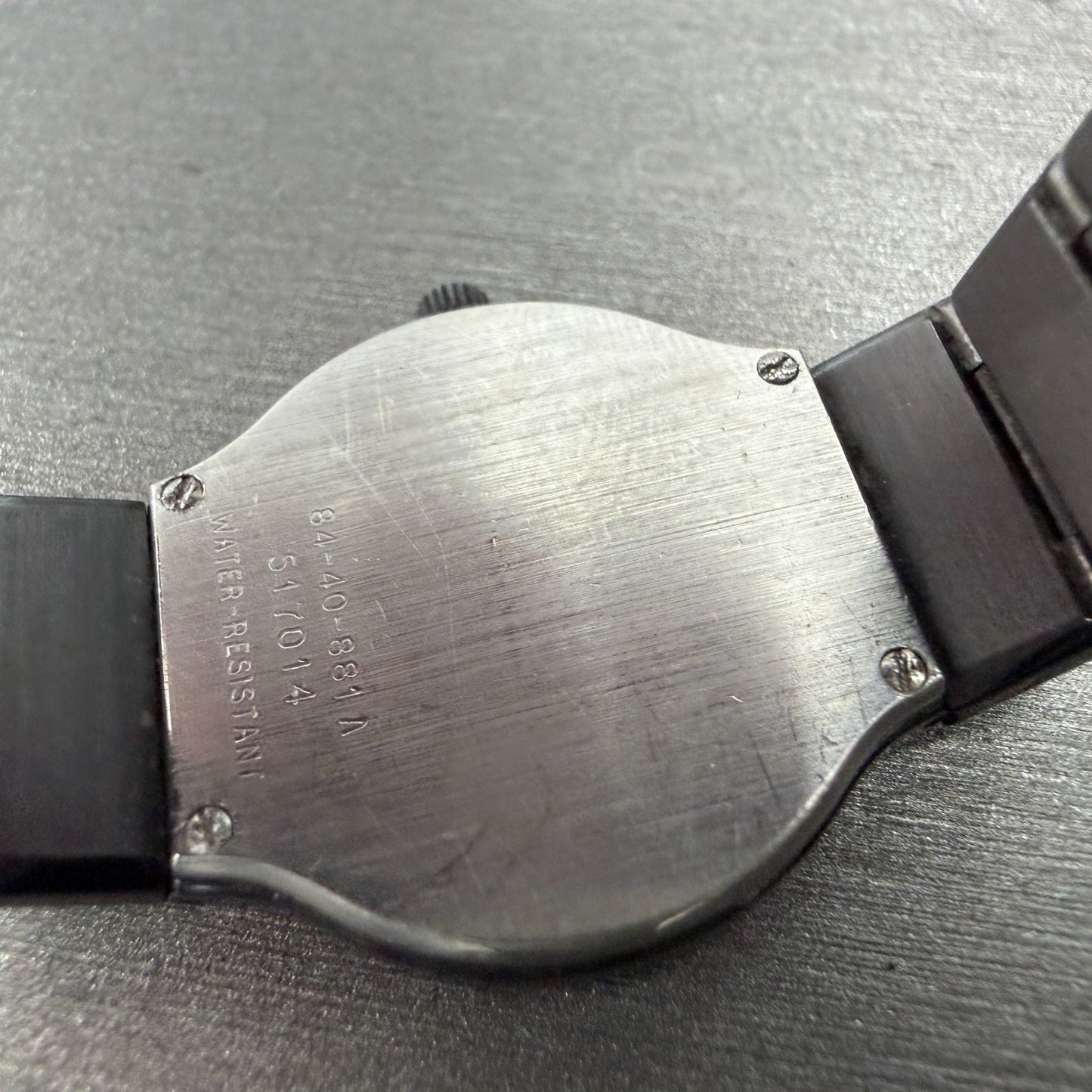 Movado Museum Watch Women 23mm Black Dial Black Tone Round 84-40-881-A New Batt9
