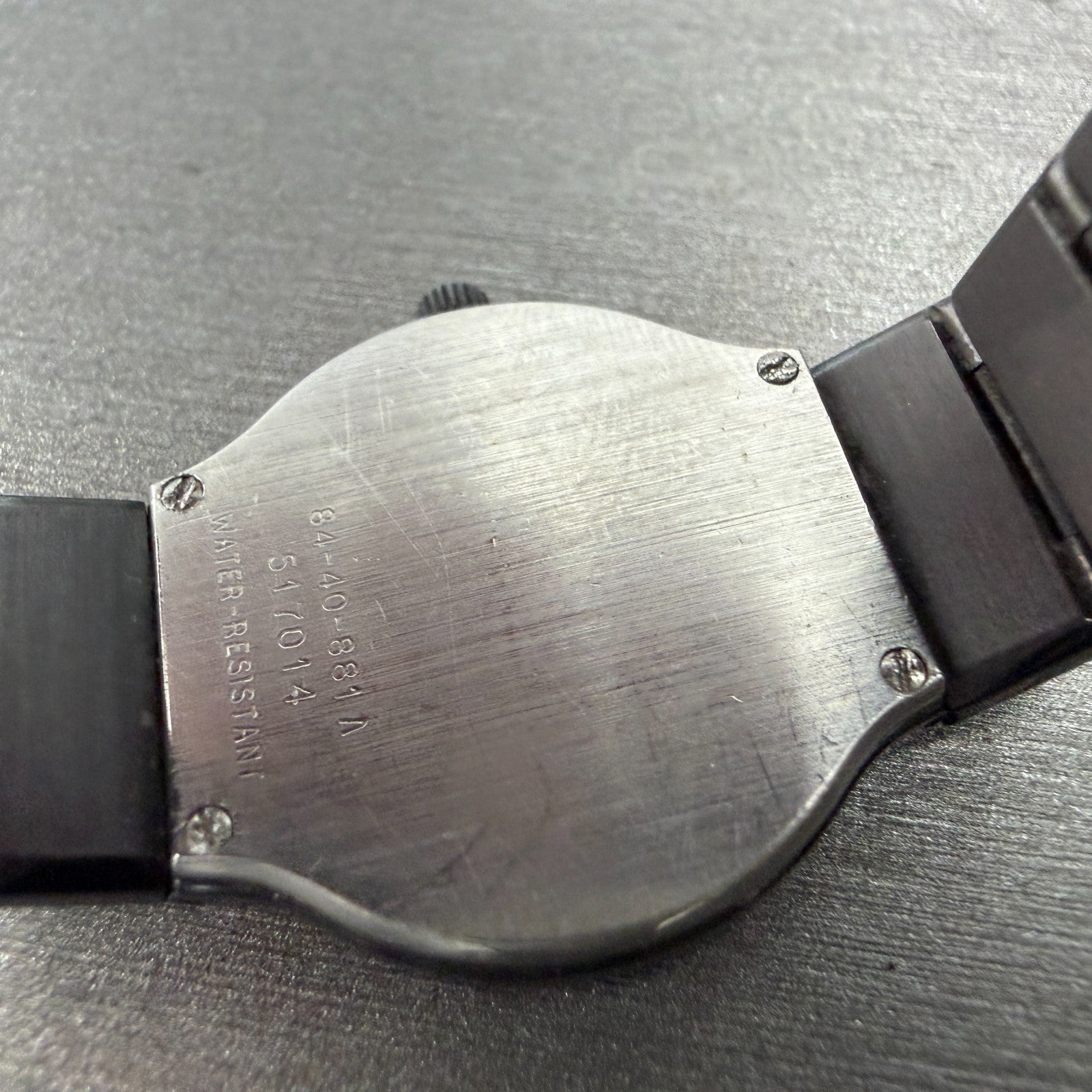 Movado Museum Watch Women 23mm Black Dial Black Tone Round 84-40-881-A New Batt9