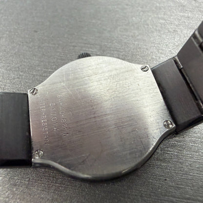 Movado Museum Watch Women 23mm Black Dial Black Tone Round 84-40-881-A New Batt9