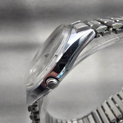 Citizen CQ Watch Men 36mm Silver Dial Silver Tone Daydate 1100-S63928 New Batt2