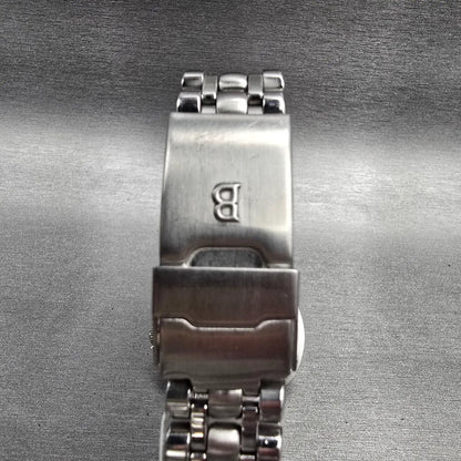 Bulova Marine Star Watch Men 36mm Gray Dial Silver Tone Date 96B00 New Battery7