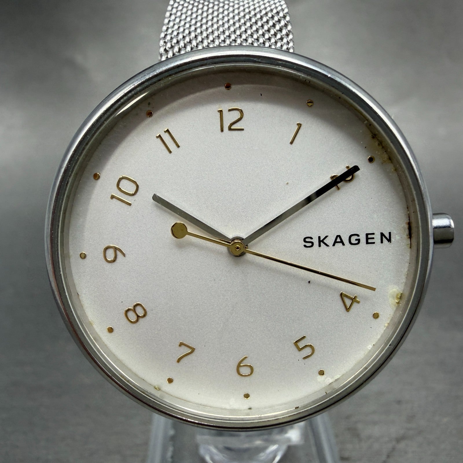 Skagen Signature Watch Women 36mm White Dial Silver Tone SKW2623 New Battery0