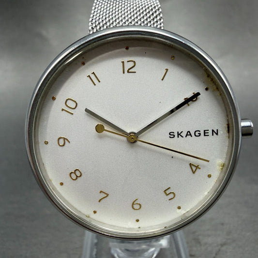 Skagen Signature Watch Women 36mm White Dial Silver Tone SKW2623 New Battery0