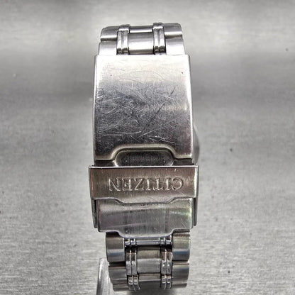 Citizen Chronograph Watch Men 39mm Black Dial Silver Tone 0510-C50545 New Batt7