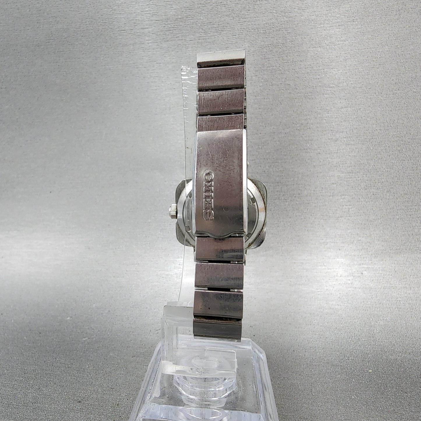 Seiko Automatic Watch Women 27mm Blue Dial Silver Tone Date 22050401 PARTS8