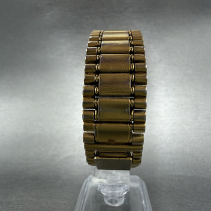Citizen CQ Watch Men 30mm Gold Dial Gold Tone Round 3620-364228 New Battery7