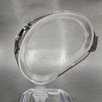 Waltham Watch Women 22mm Silver Dial Steel Manual Wind Mesh Band READ!!!!!!! VTG6