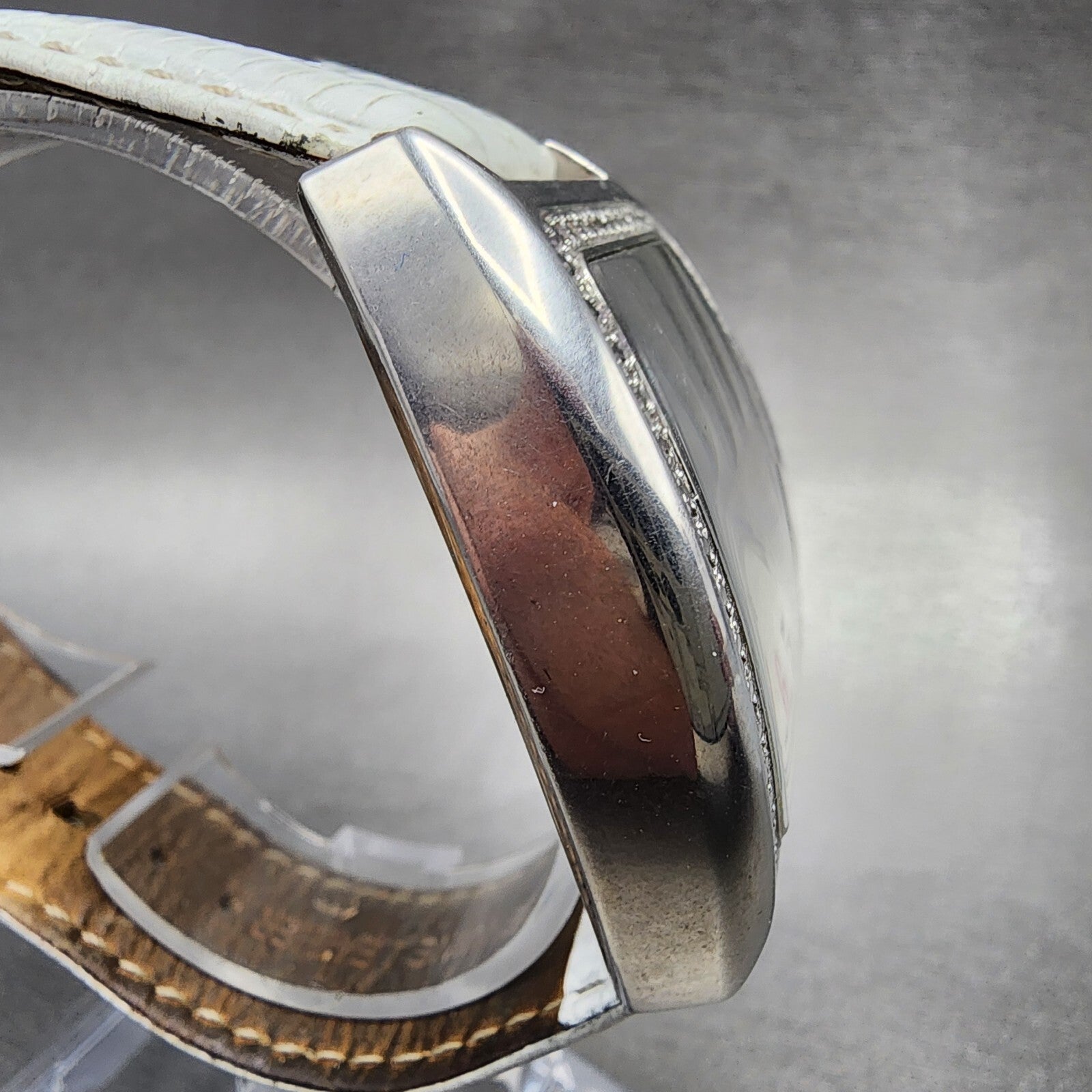 Stauer Watch Women 34mm MOP Dial Steel Diamond Accents 15510 New Battery3