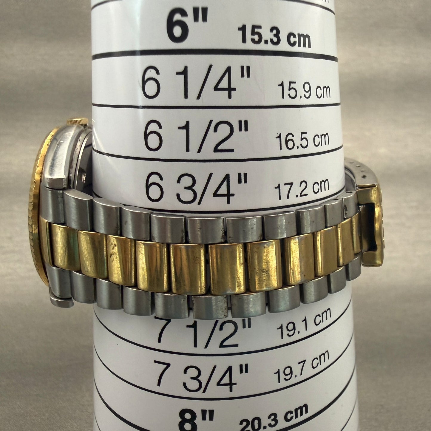 Seiko SQ Watch Men 36mm Silver Dial Two Tone Daydate Round 7123-8059 New Battery9
