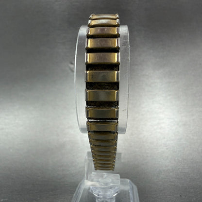 Seiko Tank Watch Women 16mm luminous Dial Gold Tone VTG 1N01-5B79 New Battery7