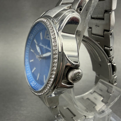 Tommy Bahama Watch Women 33mm Blue Dial Steel Date Round New Battery2