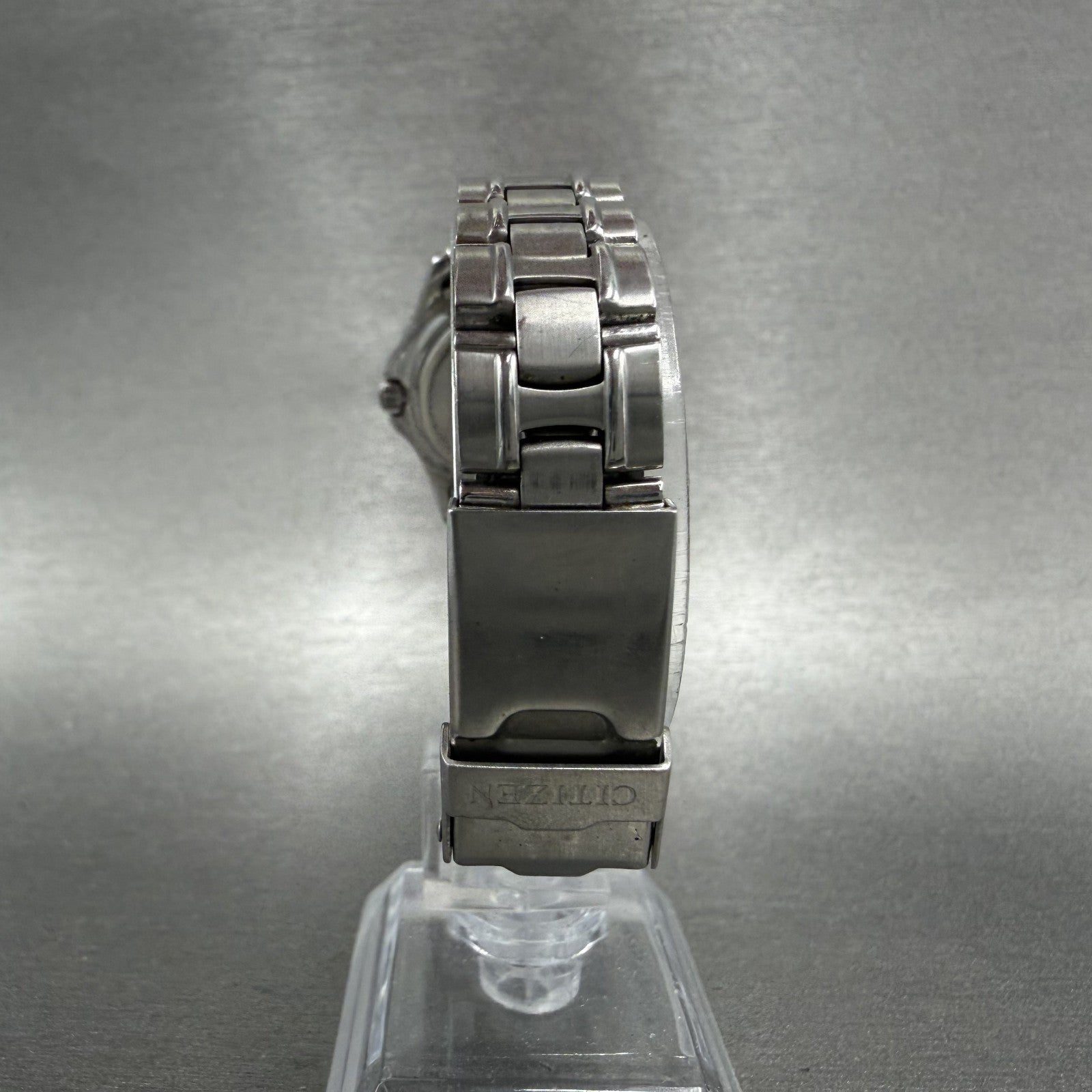 Citizen Dive Watch Women 28mm Black Dial Silver Tone Date 1012H22137 New Batt7