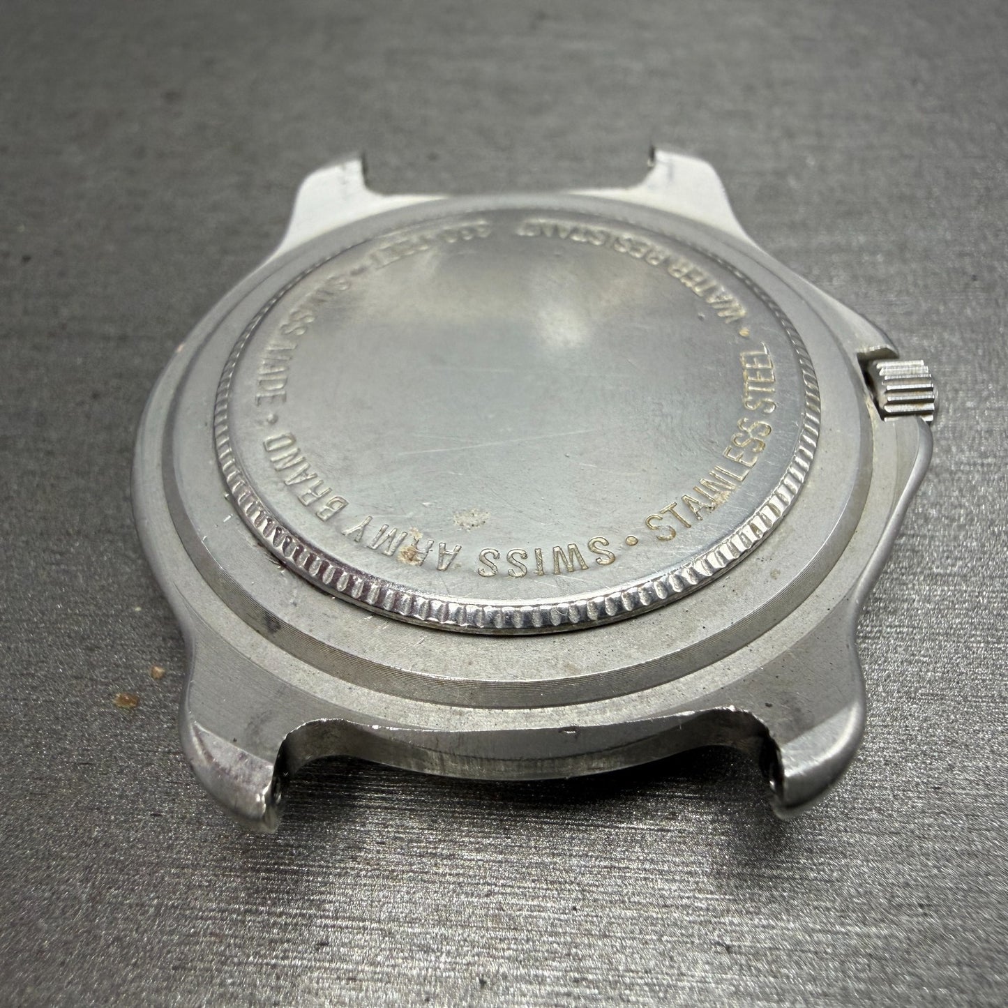 Victorinox Swiss Army Officer Dual Time Watch Men 40mm White Dial Steel PARTS7