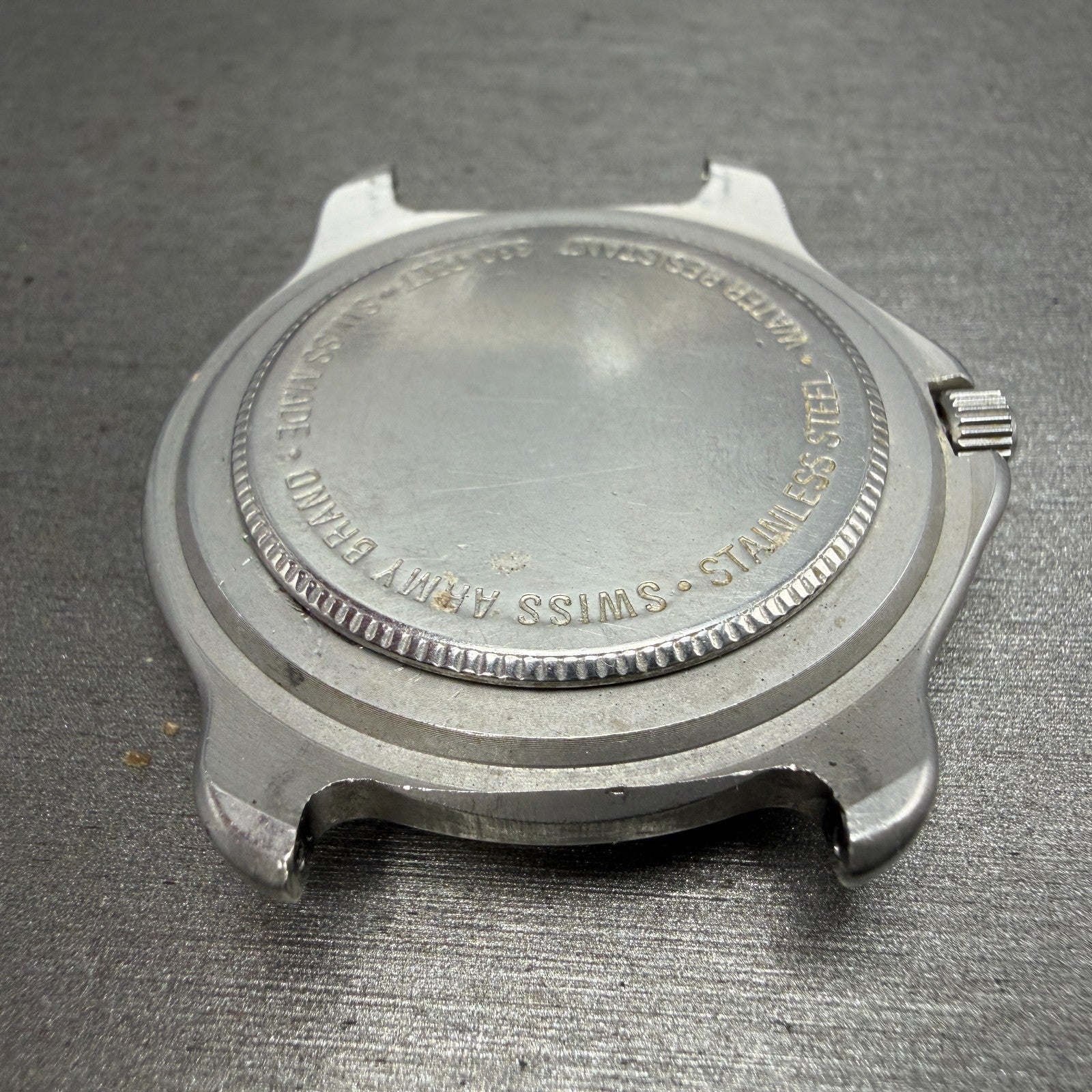 Victorinox Swiss Army Officer Dual Time Watch Men 40mm White Dial Steel PARTS7
