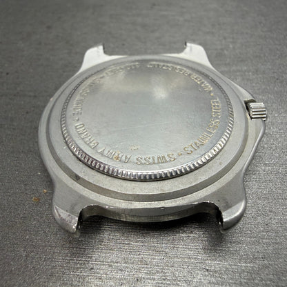 Victorinox Swiss Army Officer Dual Time Watch Men 40mm White Dial Steel PARTS7