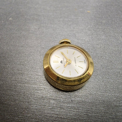 Bucherer Watch Women 17mm Silver Dial Gold plated Manual Wind Runs Vintage3