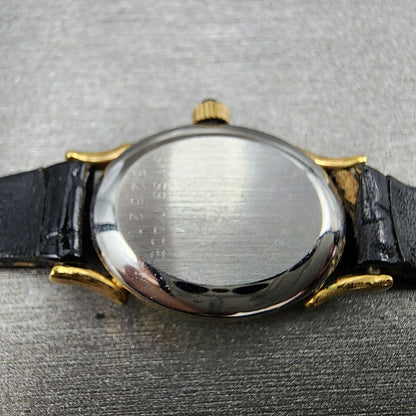 Bucherer Watch Women 17mm Champagne Dial Gold Plated Manual Wind Runs VTG7