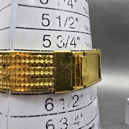 Bucherer Watch Women 16mm Silver Dial Gold Plated Manual Wind Runs Vintage10